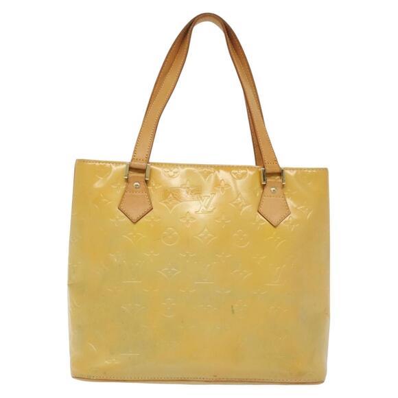 LOUIS VUITTON Monogram Vernis Houston Hand Bag Gris M91053 - Picture 3 of 13